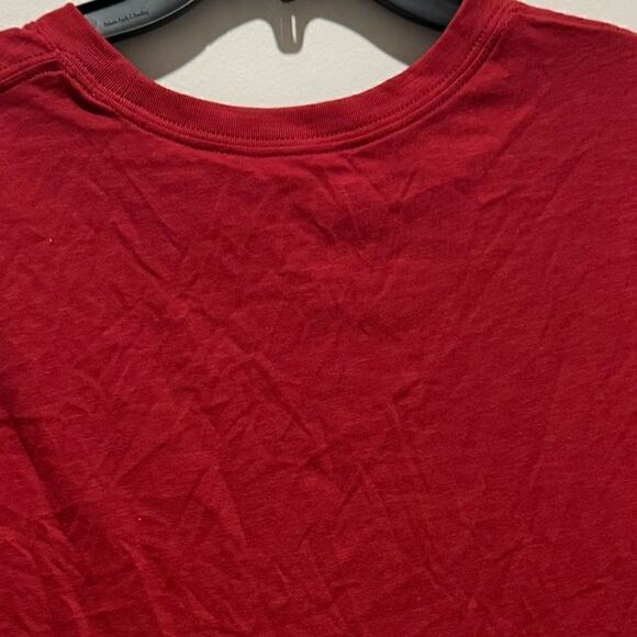 Nike Dry Legend Wome's Training T-shirt Scoop Neckline pomegranate XL New tee - Picture 6 of 7